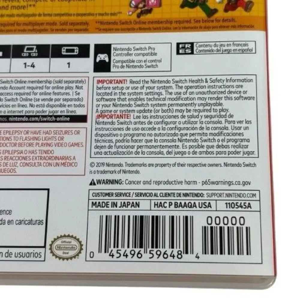 Super Mario Maker 2 Nintendo Switch 2019 Complete w/ Case & Cartridge WORKS